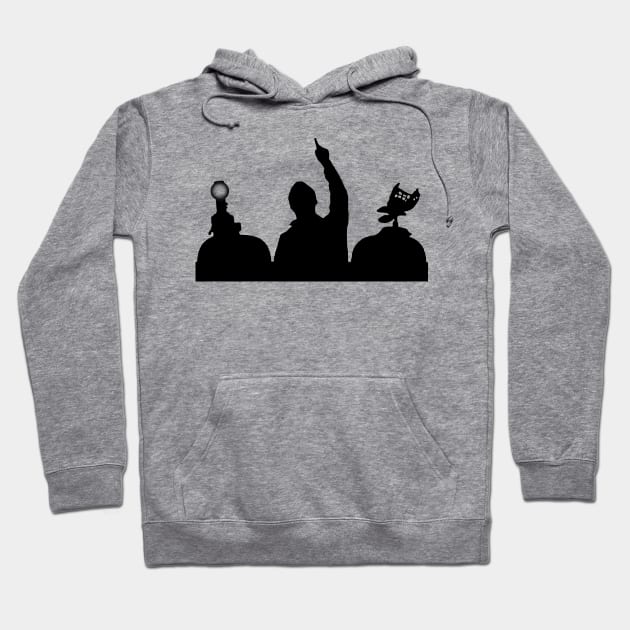 Tom Mike and Crow Hoodie by Manatee Max